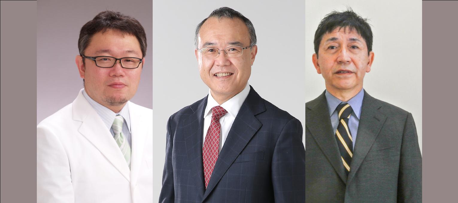 苫小牧市立病院と地域の診療所の医師。町田正晴医師、大畑純一医師、菅原洋行医師。